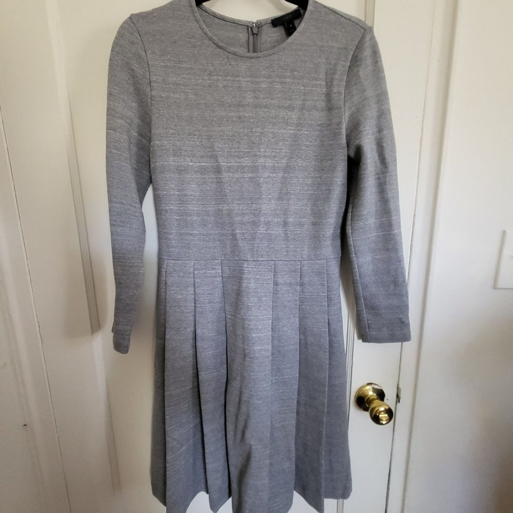 J.CREW PLAID GRAY DRESS | CASUAL DRESS WORK DRESS | SIZE 4